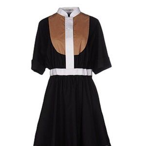 AQUILANO-RIMONDI Black Cotton Dress - S